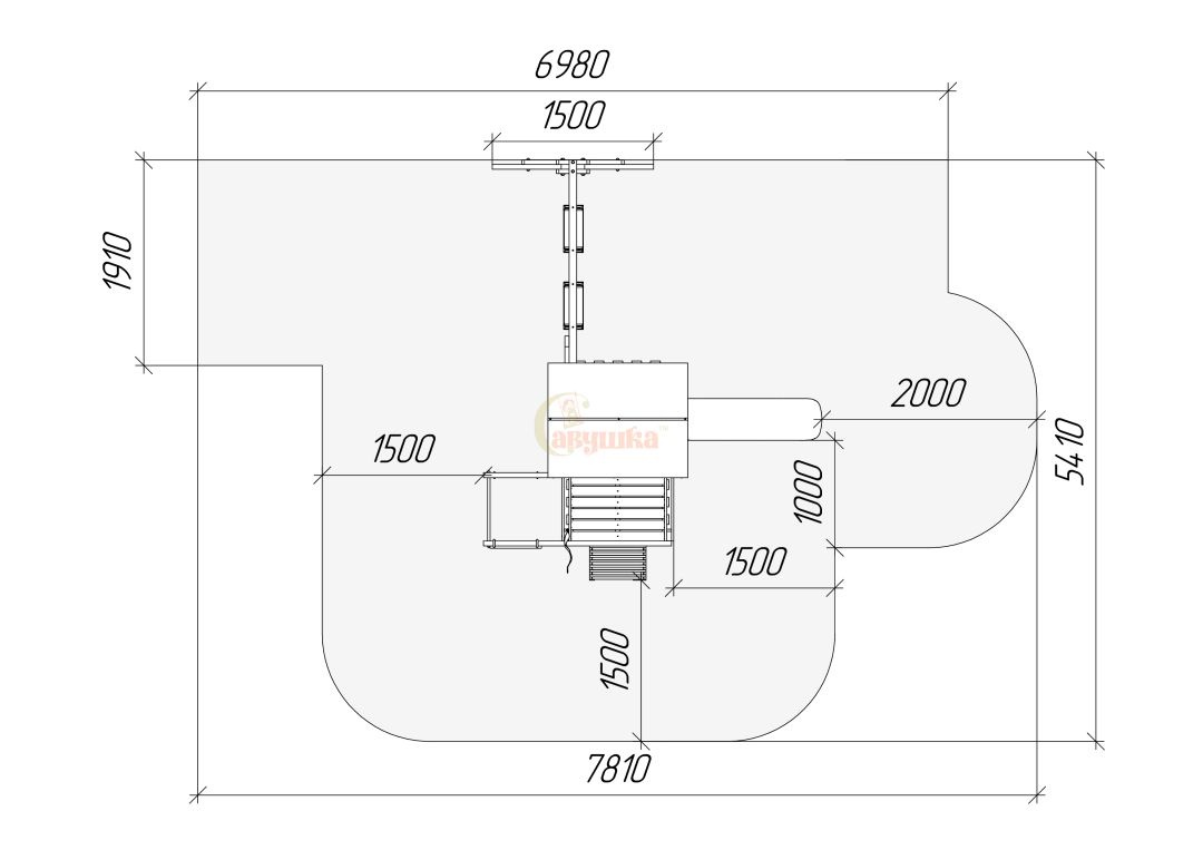Детская площадка Савушка TooSun  3